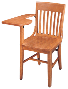 wood chair desk